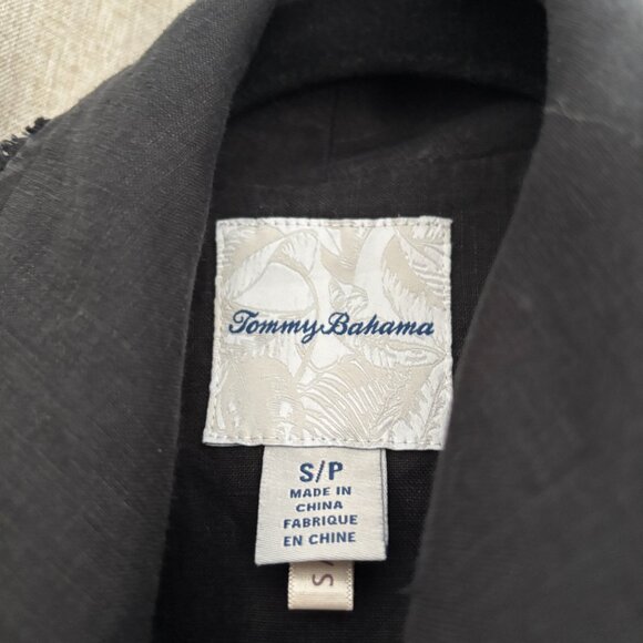 Tommy Bahama Long Open Women’s Black Vest - 100% Linen - Picture 4 of 8